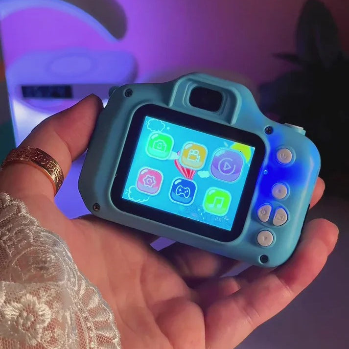 Digital Kids Camera With Fun Photo Modes, HD Lens, Rechargeable Battery And Durable Child-Friendly Design For Photography Learning And Creative Play (Random Color)