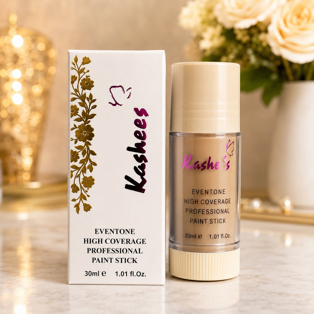 Kashee's 5 In 1 Foundation, Fixer, Face Powder, Loose Powder And Paint Stick Deal, Pack Of 5